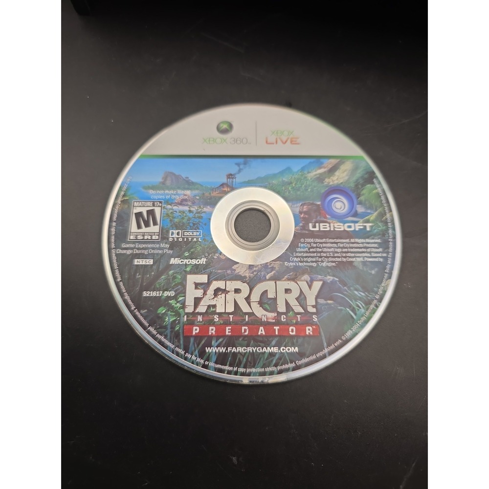 Ubisoft Far Cry Instincts Predator (Xbox 360) DISC ONLY